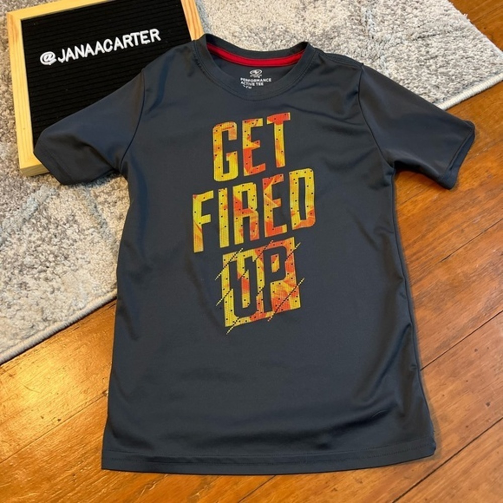 Athletic Works active tee get fired up top